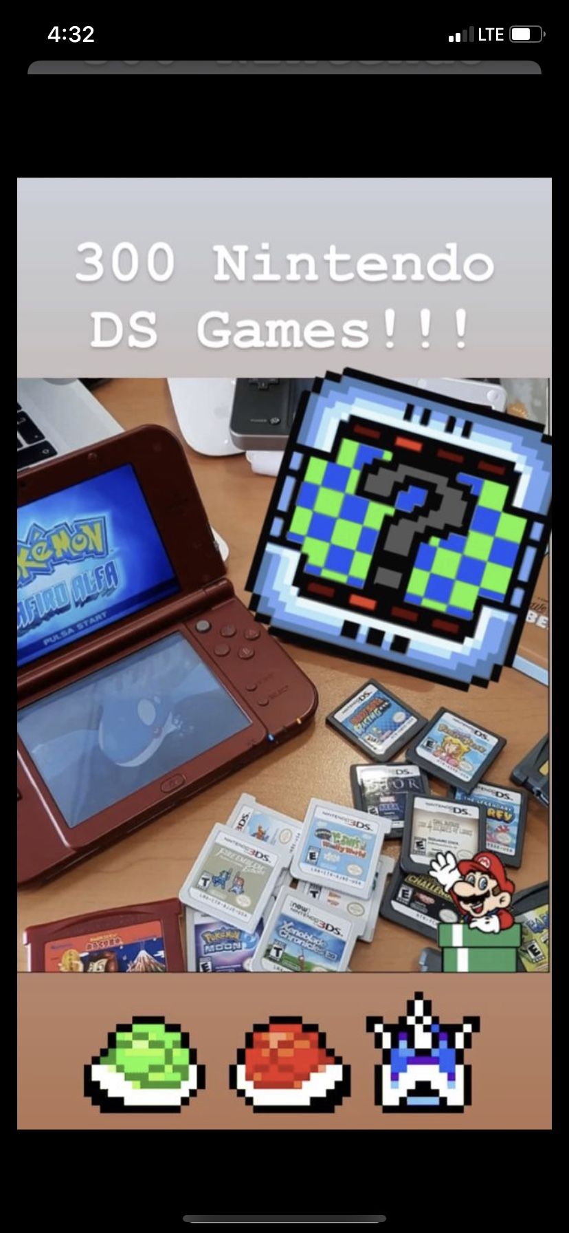 300 Nintendo DS Games