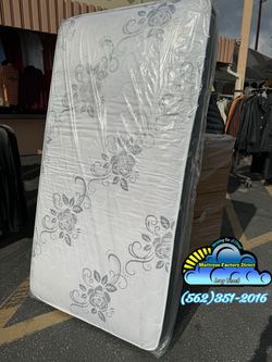 Twin mattress deluxe Colchon single individual Nuevo