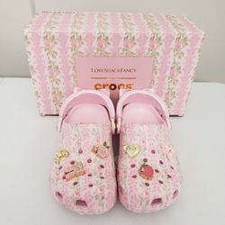 BRAND NEW LOVESHACKFANCY KIDS CROCS