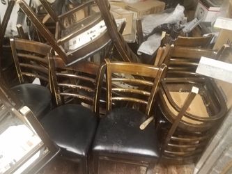 Restaurant chairs for sale.
