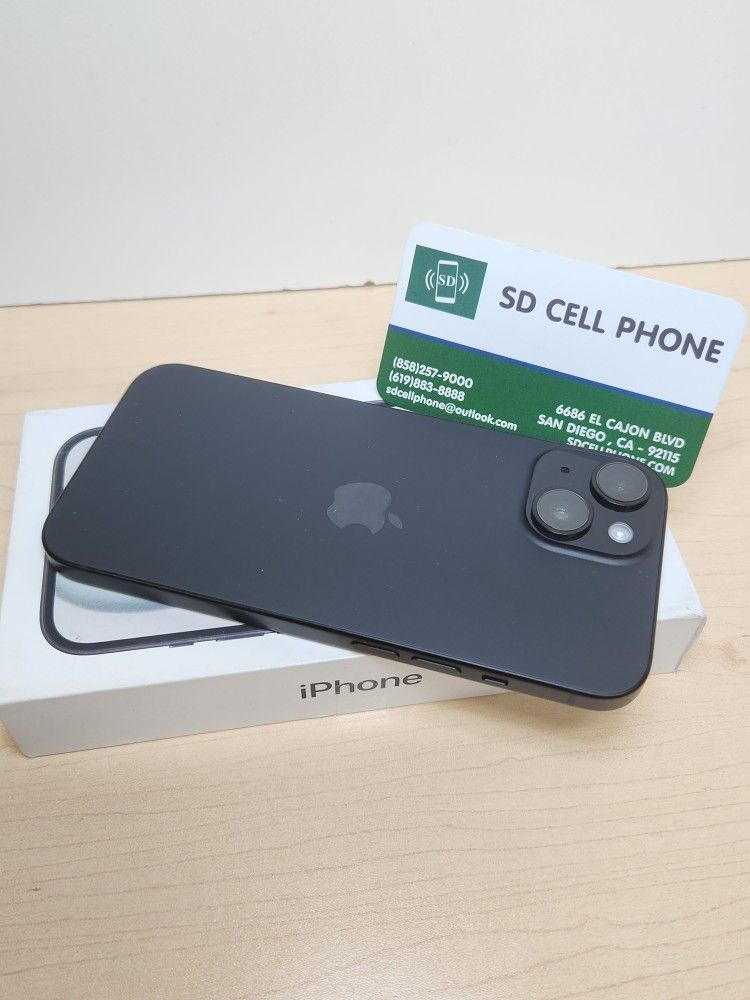 iPhone 15 128 GB Black Unlocked For Any Carrier