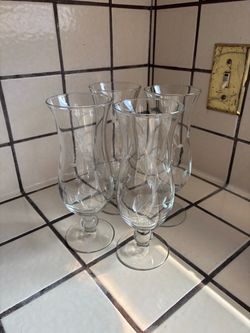 Set of 4 Crystal Glasses from Princess house