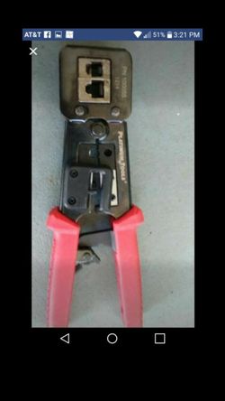 Platinum tools proamp crimp tool. For rj11 rj12 rj45...cuts cat5 and cat6. Like new