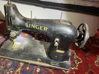 SINGER 95-1 ORIGINAL 1910 INDUSTRIAL SEWING MACHINE 