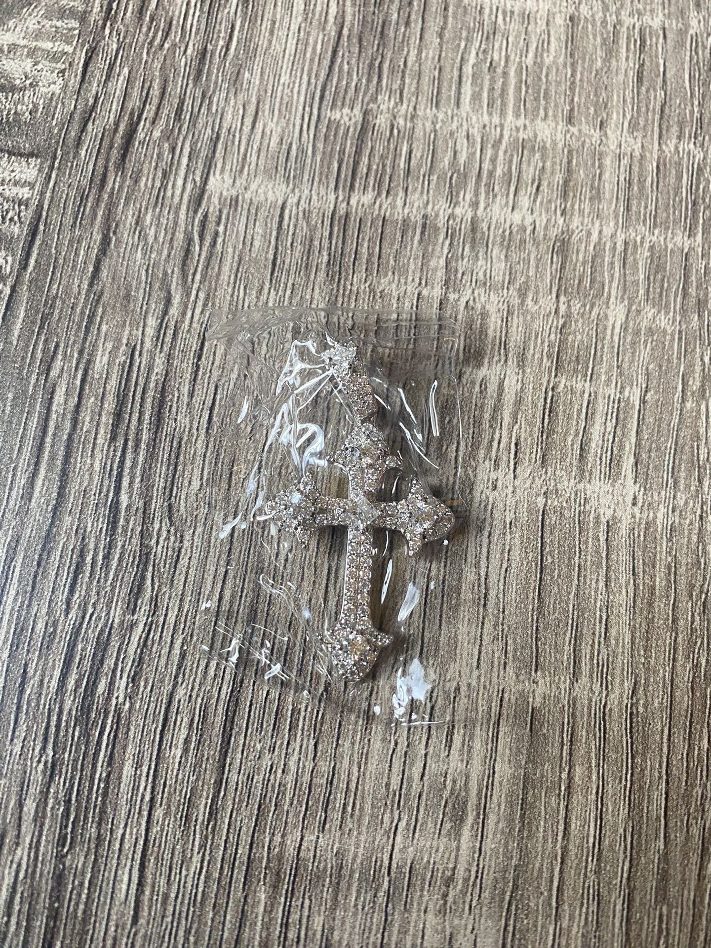 Moissanite Cross Chain