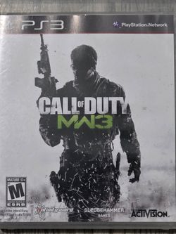 CALL OF DUTY MW3 FOR PS3