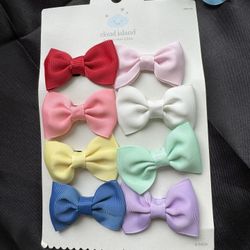 Baby Hair Bow Clips, 8 Pack