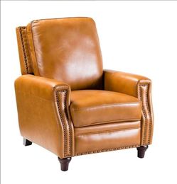 New authentic leather recliner
