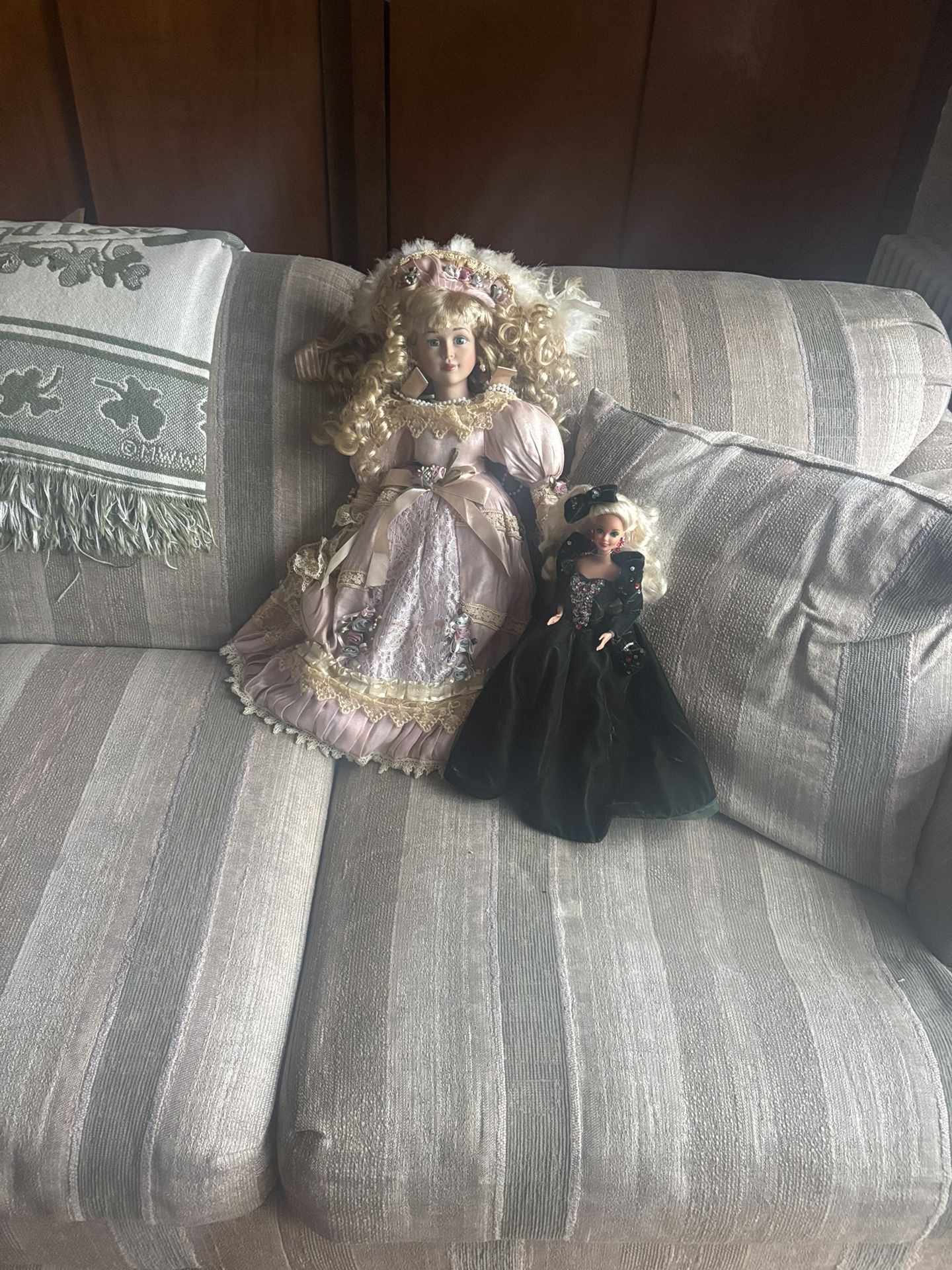 Two Dolls 1 Barbie -$25.00