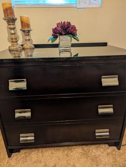 Lexington brand 3-Drawer Dresser with Chrome Handles