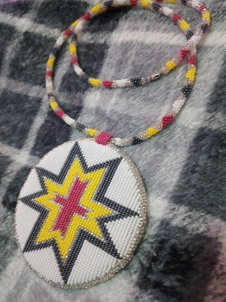 HIS & HERS MEDALLIONS W/ Matching Dagling Earrings