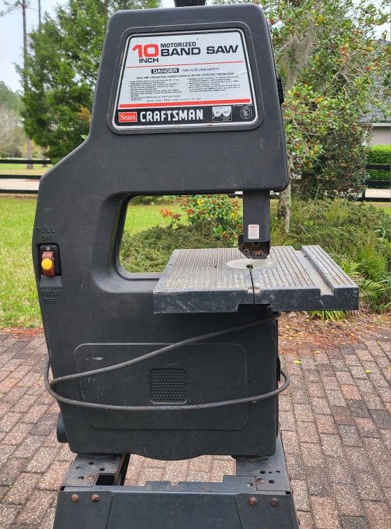 Vintage Craftsman 10inch Motorized Bandsaw
