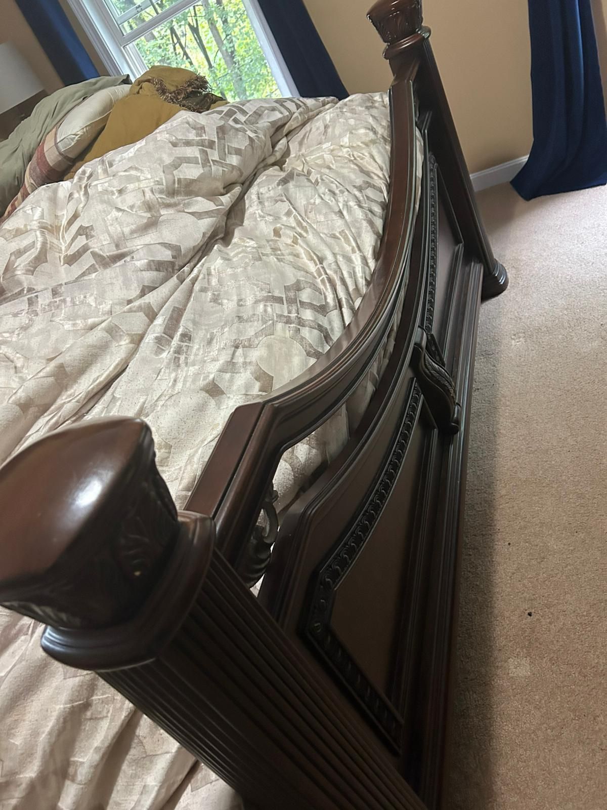 Oak California King Bed