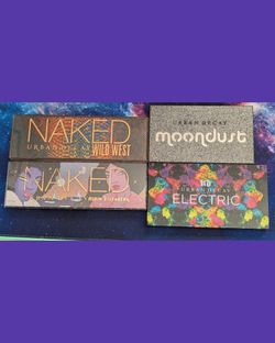 Urban Decay Eyeshadow Palette Lot Naked Electric Moondust
