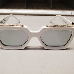 Louis Vuitton Millionaire Sunglasses. White Gold Trim for Sale in
