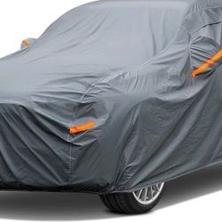 16 Layers SUV Car Cover Waterproof All Weather Heavy Duty, Universal Fit Toyota RAV4, Honda CRV, Tesla Model Y, Audi Q5, Chevrolet Equinox, Nissan Rog