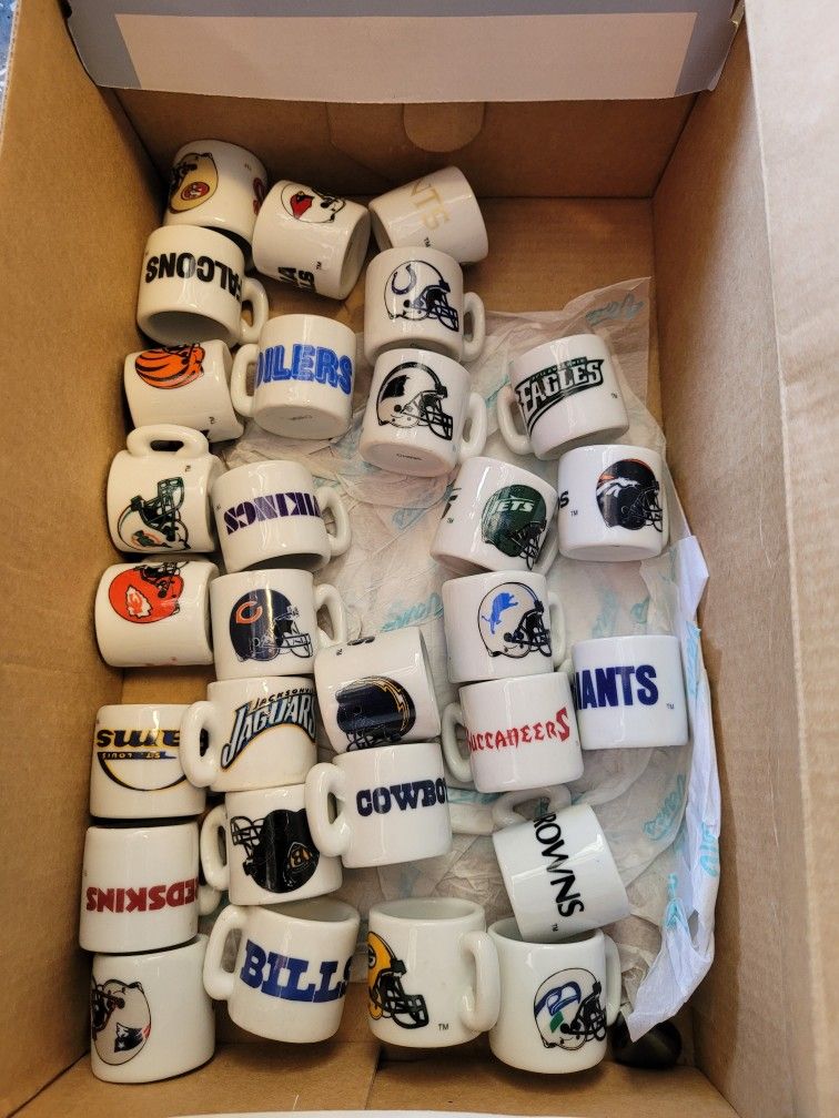 Mini Collectible NFL Mugs