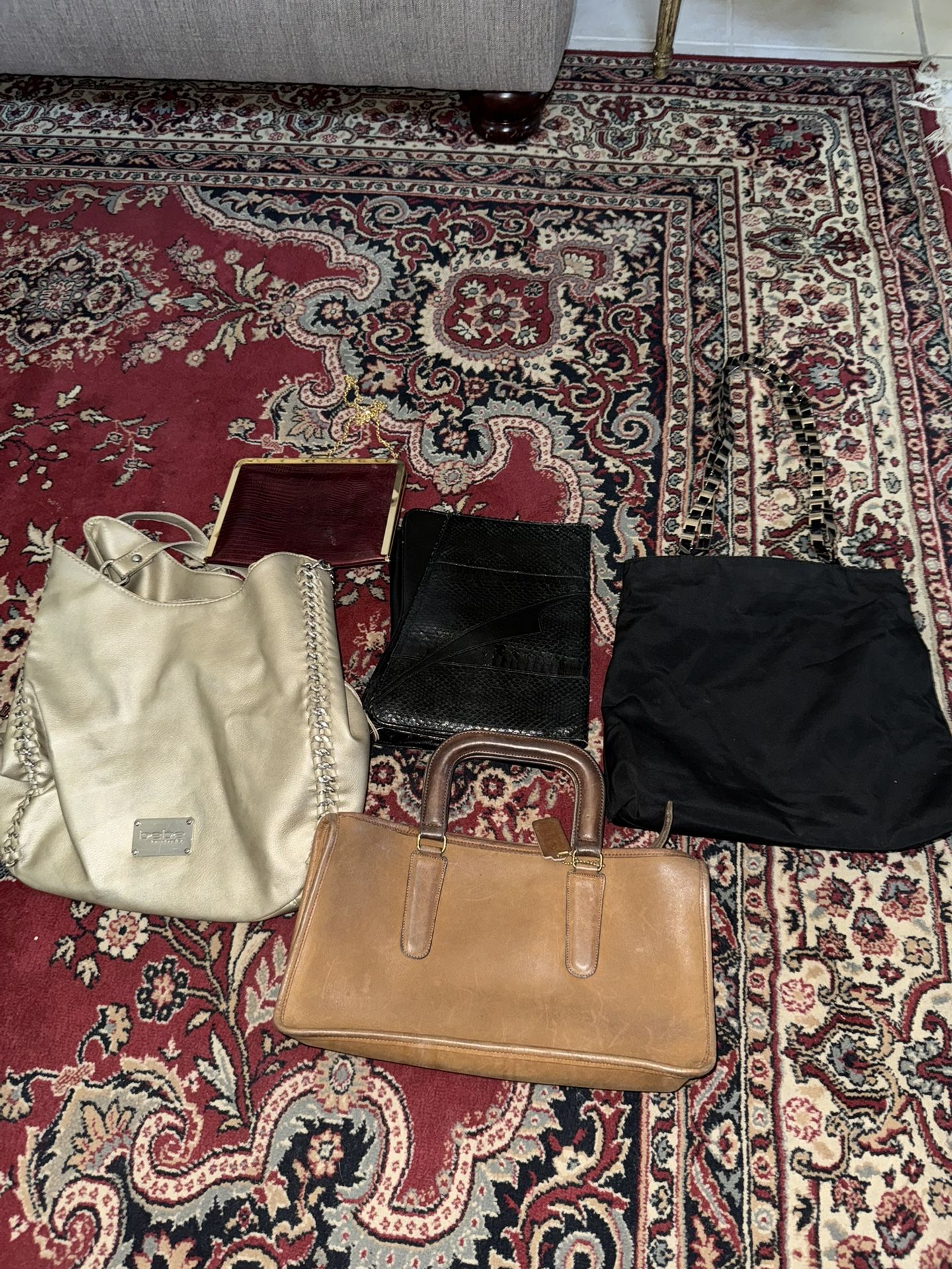 Purse Collection Includes Coach and Bebe!