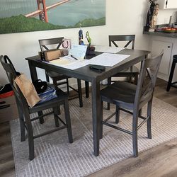 Table and four chairs  GREAT