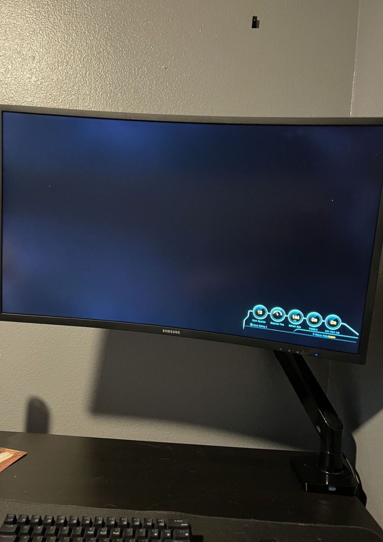 Samsung - CHG7 Series C32HG70QQN 32" HDR Curved QHD FreeSync Monitor