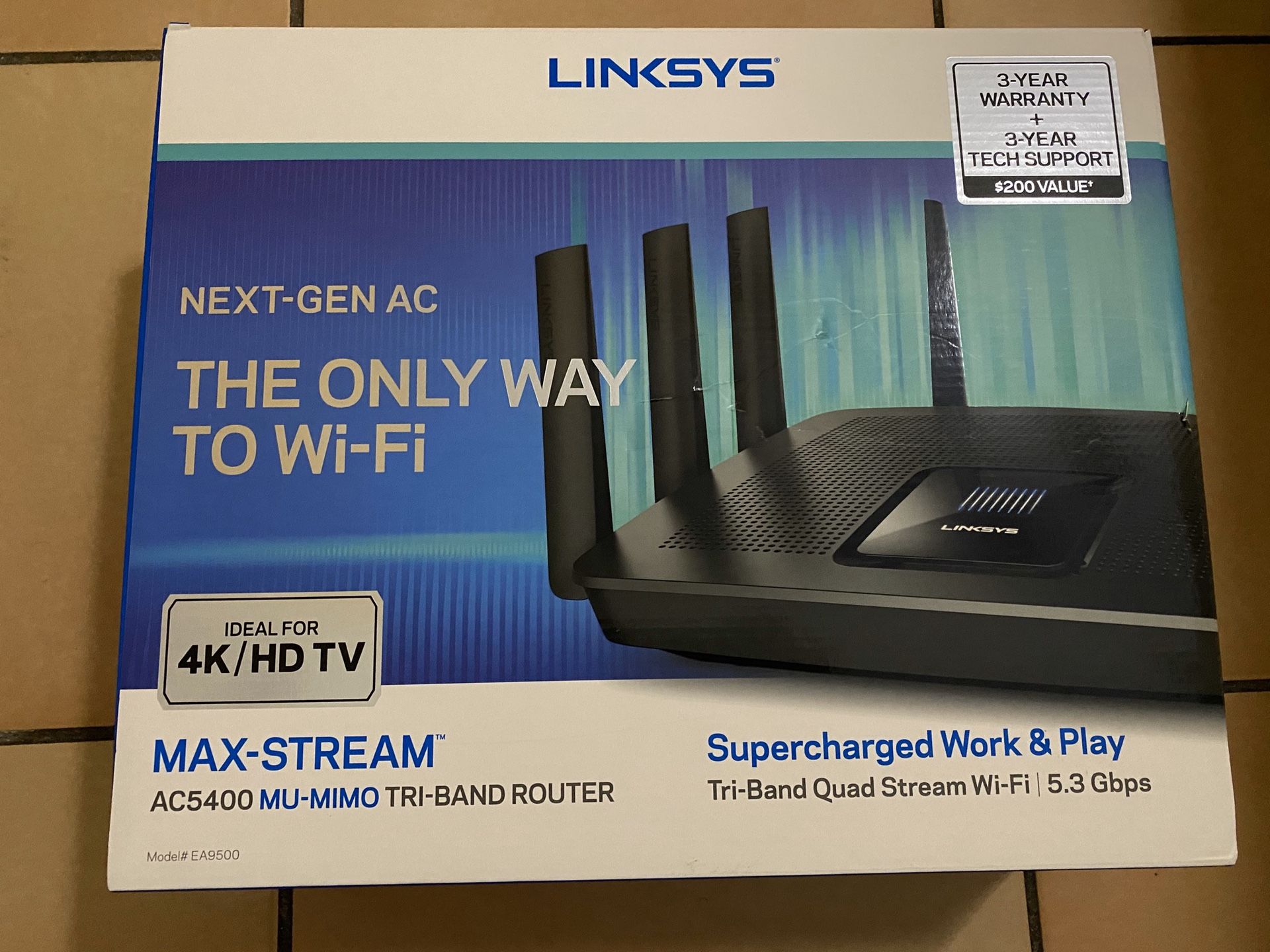 Linksys AC5400 Tri-Band Router (EA9500v2)