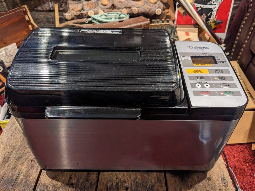 Zojirushi Home Bakery Virtuoso Breadmaker Gluten Free Bread Maker Clean Works Great