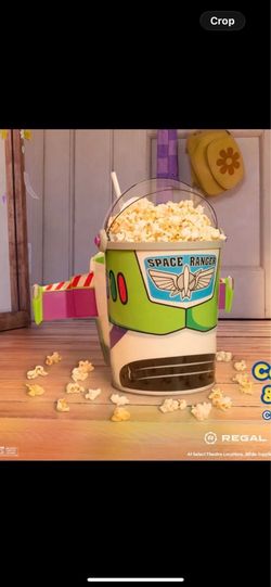 Buzz light year popcorn bucket