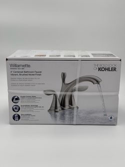 New Williamette Kohler Centerset Bathroom Faucet R99900-4D1-BN
