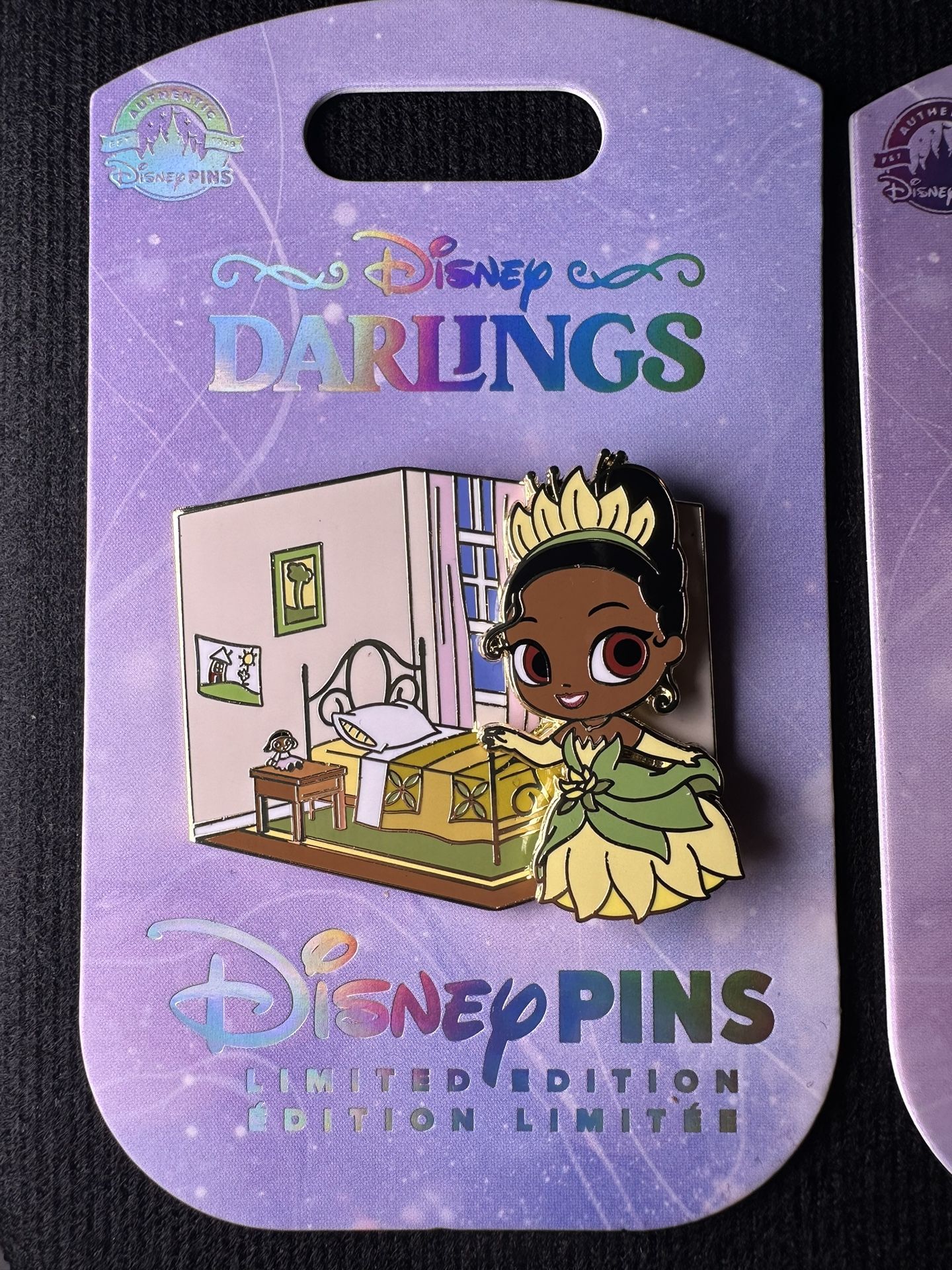 Disney Parks Darlings Tiana Pin 2023 Princess and the Frog LE 2500 Pin On Pin