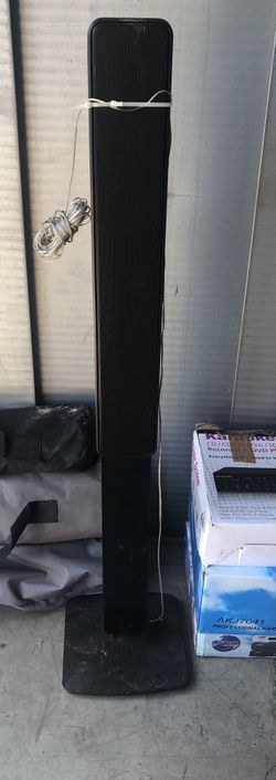 Two Philips Tall Speakers