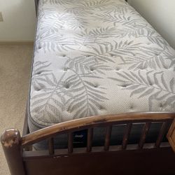 Bed Frame  With Out Topper, And Mattress, 