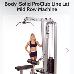 Body Soldi Lat Pull Down Row Combo Machine 