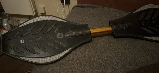 Razor RipStik black and grey 2 Wheel Pivoting Skateboard with 76mm Casters