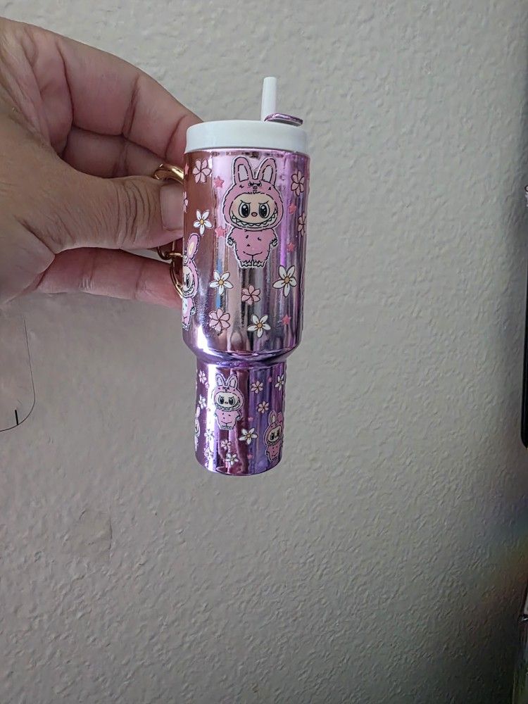Stanley Dupe Keychain / Chapstick Holder