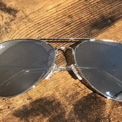 Rayban Silver Metallic Mirror New Unisex Men’s Women’s Pilot Fashion Sunglasses 