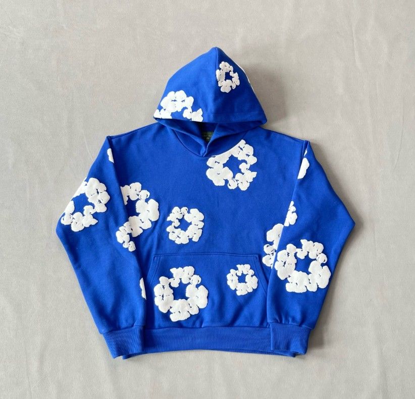 Denim Tear Hoodie - Blue
