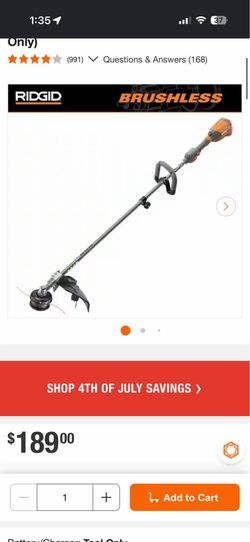 Ridgid weed eater