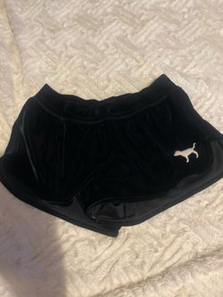 Pink brand velvet shorts