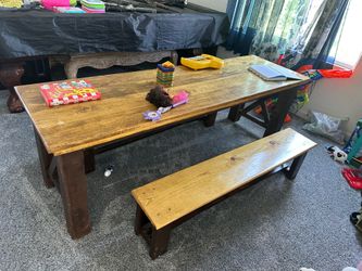 KIDS TABLE BENCH $200