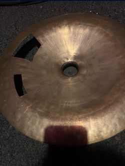 16” Wuhan China Cymbal Repaired Cracks