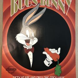 Collectible Bugs Bunny-Fifty Years And Only One Grey Hare Poster
