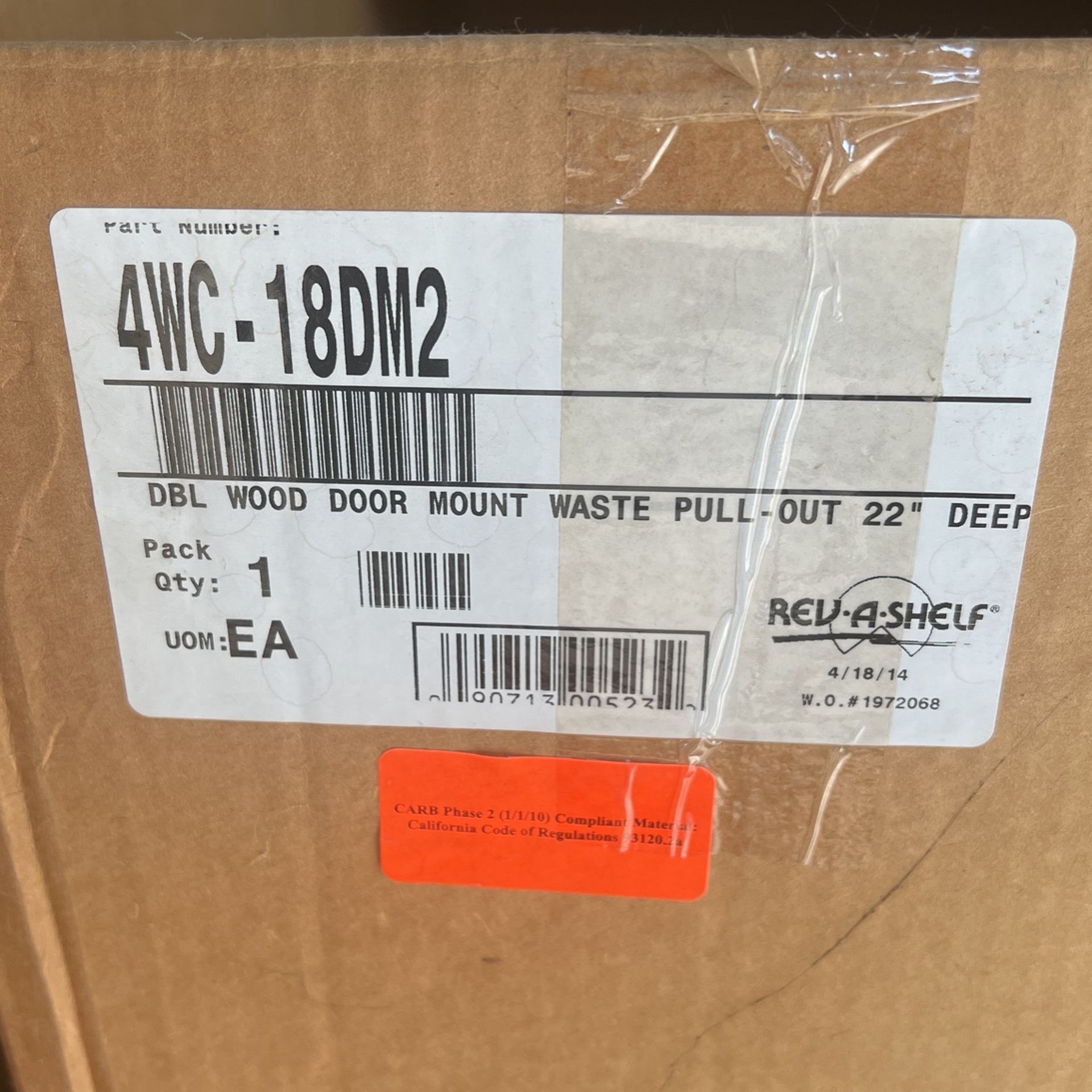 Rev A Shelf Cabinet Trash Roll Out With Foot Pedal