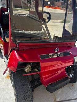 Club Car Golf Cart – Damaged Front End