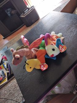 Lips, Inch, Scorch Beanie Babies Friends
