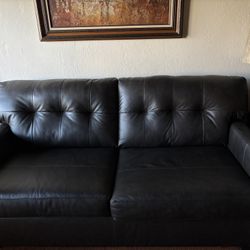 2 Set Black Couch