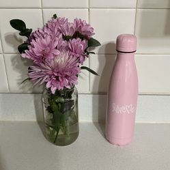 Starbucks S’well Swell 17oz Water Tumbler Bottle Curtis Kulig Love Me Pink Heart Coffee Travel Mug Cup