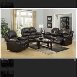 Reclining living room set