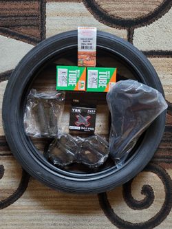 NEW Bicycle Bmx Parts Bundle 20" Black
