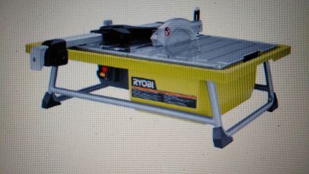 7" 4.8 Amp Tabletop Tile Saw (Used)