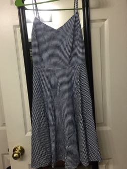 Old Navy size small blue checkered sundress